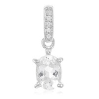 Pendentif en argent et Béryl de l'Himalaya