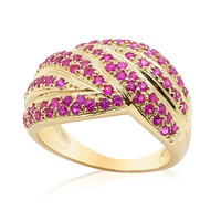 Bague en or et Rubis du Mozambique