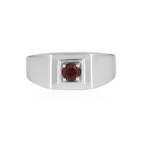 Bague pour homme en argent et Zircon rose