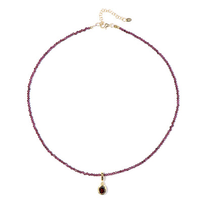Collier en argent et Grenat Rhodolite