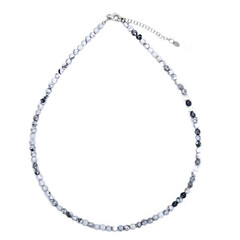 Collier en argent et Howlite