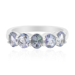 Bague en argent et Tanzanite non chauffée