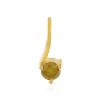 Pendentif en argent et Diamant jaune I3