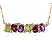 Collier en argent et Péridot