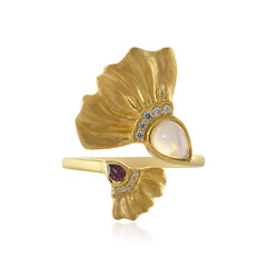 Bague en argent et Opale Welo