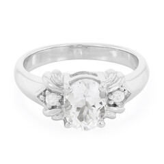 Bague en argent et Béryl de l'Himalaya