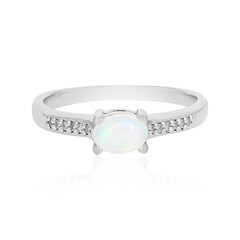 Bague en argent et Opale Welo