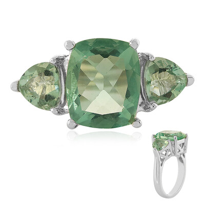 Bague en argent et Fluorite d'Esperanza