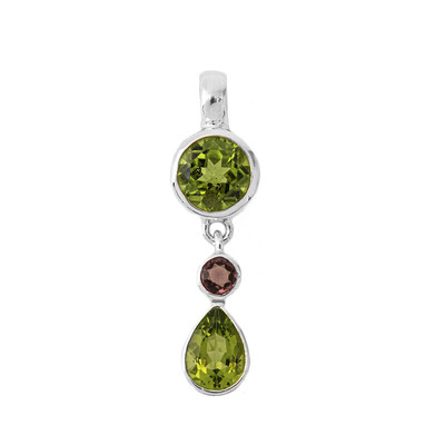 Pendentif en argent et Péridot