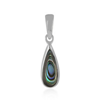 Pendentif en argent et Coquillage d'Abalone