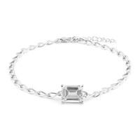 Bracelet en argent et Topaze blanche