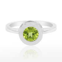 Bague en argent et Péridot