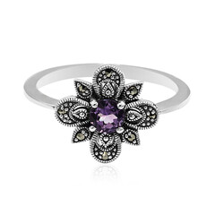 Bague en argent et Améthyste
