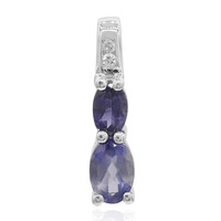 Pendentif en argent et Iolite