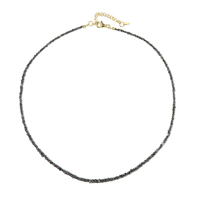 Collier en argent et Diamant noir