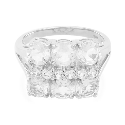 Bague en argent et Goshénite