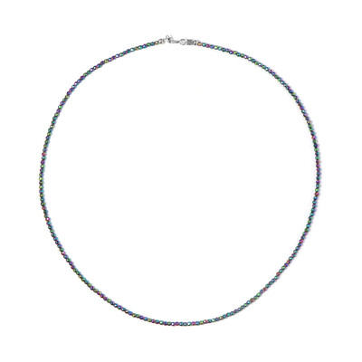 Collier en argent et Hématite mystique