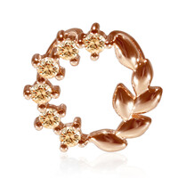 Pendentif en or et Diamant rose de France SI1 d'Argyle 