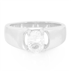 Bague pour homme en argent et Pétalite