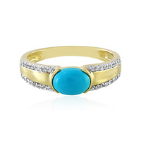 Bague en or et Turquoise Sleeping Beauty