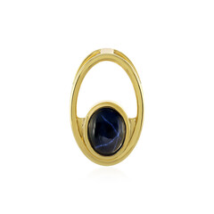Pendentif en argent et Saphir étoilé bleu