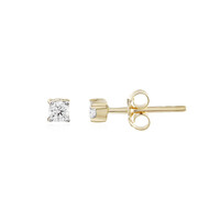 Boucles d'oreilles en or et Diamant SI1 (I)
