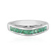 Bague en argent et Emeraude de Colombie (de Melo)