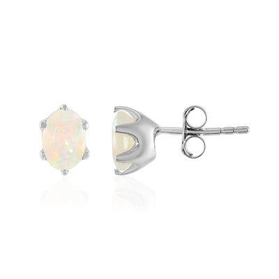 Boucles d'oreilles en argent et Opale Welo