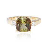 Bague en or et Andalousite