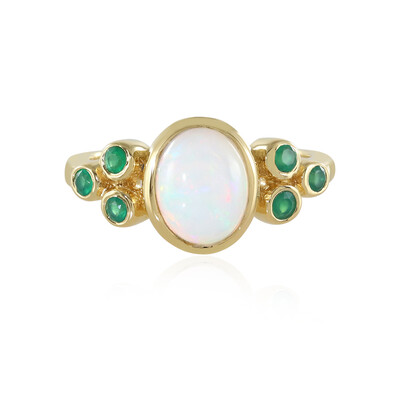 Bague en argent et Opale Welo