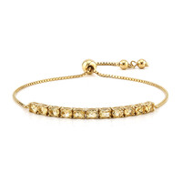 Bracelet en argent et Citrine