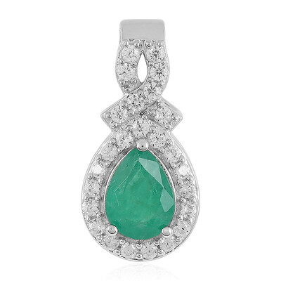 Pendentif en argent et Emeraude de Socoto
