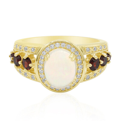 Bague en argent et Opale Welo