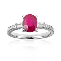 Bague en or et Rubis AAA du Mozambique (CIRARI)