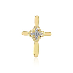 Pendentif en argent et Diamant I2 (I)