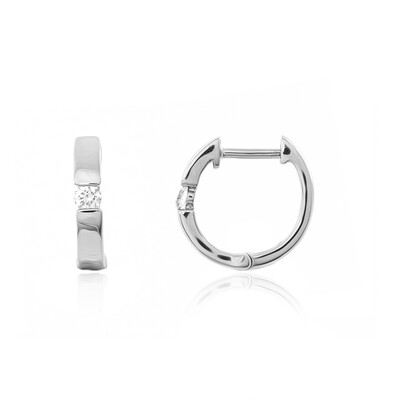Boucles d'oreilles en platine et Diamant Flawless (F) (LUCENT DIAMONDS)