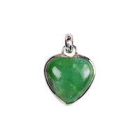 Pendentif en argent et Chrysoprase