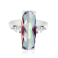 Bague en argent et Quartz mystique
