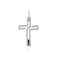 Pendentif en argent et Spinelle noir