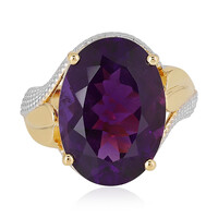 Bague en argent et Améthyste de Zambie