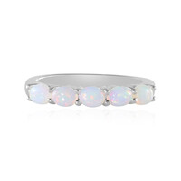 Bague en argent et Opale Welo