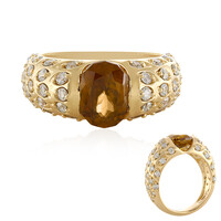 Bague en or et Sphène (de Melo)