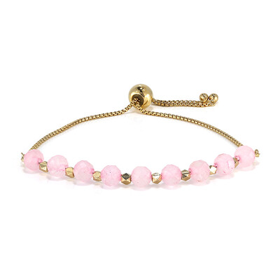 Bracelet en argent et Quartz rose