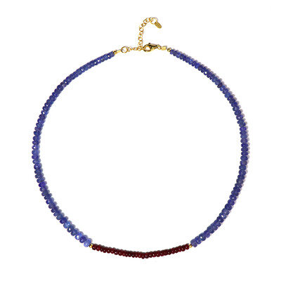 Collier en argent et Tanzanite