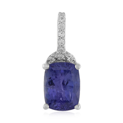 Pendentif en argent et Tanzanite