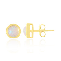 Boucles d'oreilles en argent et Opale Welo