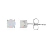 Boucles d'oreilles en argent et Opale Welo