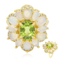 Bague en argent et Péridot