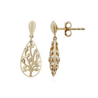 Boucles d'oreilles en or et Diamant I1 couleur (I) (Ornaments by de Melo)