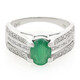 Bague en argent et Emeraude de Bahia
